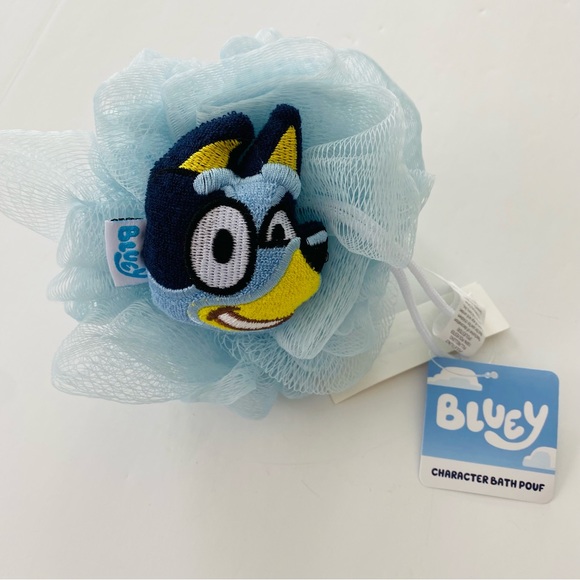 Bluey Other - Bluey | Character Shower Loofah Pouf NWT